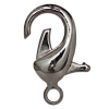 Lobster Clasp 18mm Brass Nickel free, Lead free Hematite Plated